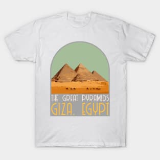 Pyramids of Giza Decal T-Shirt